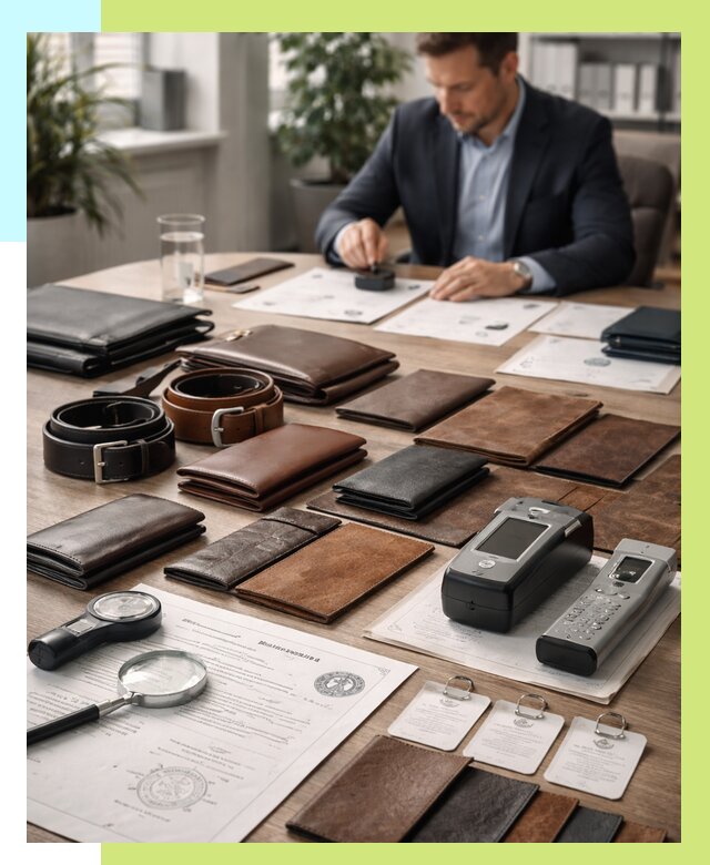 Сертификация кожаных изделий в Балашихе от 12304 р. | Алешин-Блш