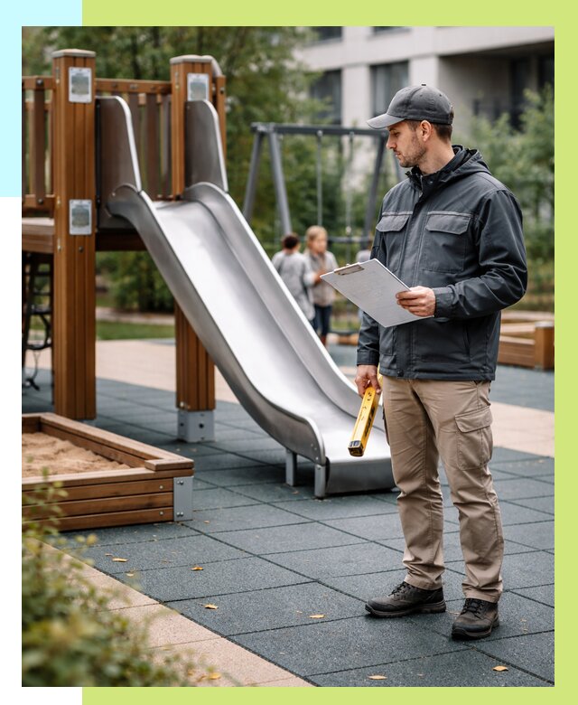 Сертификация детских площадок в Балашихе от 25633 р. | Алешин-Блш