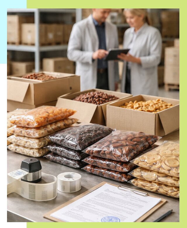 Сертификация сухофруктов в Балашихе от 12304 р. | Алешин-Блш под ключ