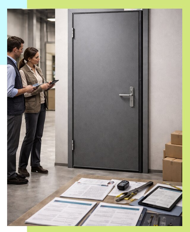 Сертификация противопожарных дверей в Балашихе от 9228 р. | Алешин-Блш