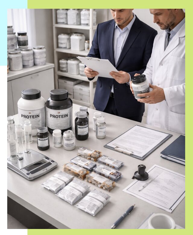 Сертификация спортивного питания в Балашихе от 15380 р., Алешин-Блш