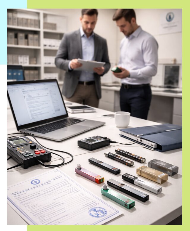 Сертификация электронных сигарет в Балашихе от 20506 р. | Алешин-Блш