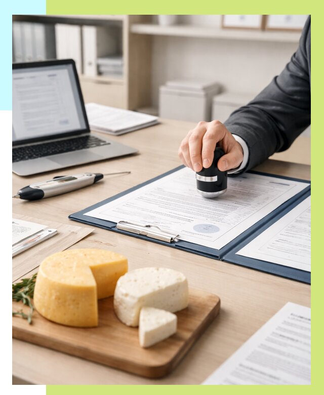 Сертификация сыров в Балашихе от 15380 р | Сертификат на сыр Алешин-Блш