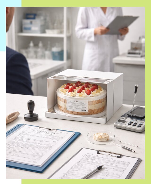 Сертификация тортов в Балашихе от 9228 р. заказать | Алешин-Блш