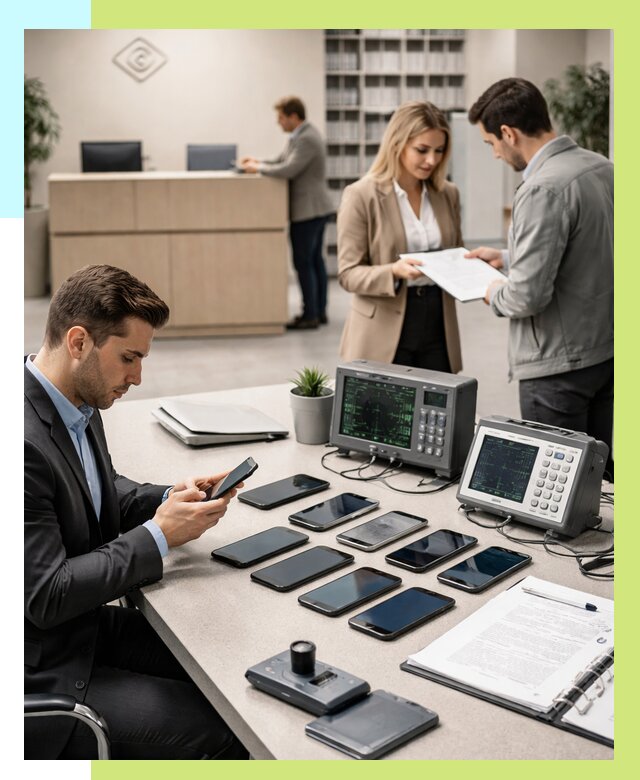 Сертификация телефонов в Балашихе от 25633 р. под ключ | Алешин-Блш