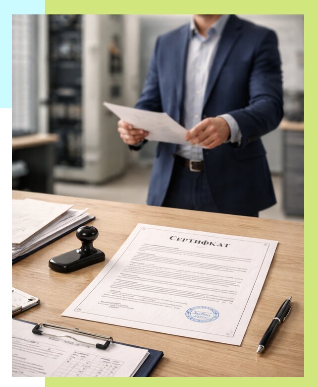 Сертификат на оборудование в Балашихе от 15380 р. | Алешин-Блш