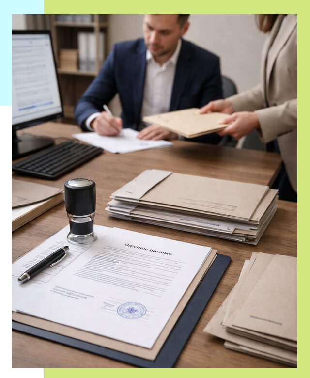 Отказное письмо для таможни в Балашихе от 3076 р, Алешин-Блш