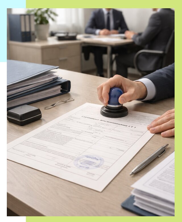 Сертификат происхождения СТ 1 в Балашихе от 4614 р. | Алешин-Блш