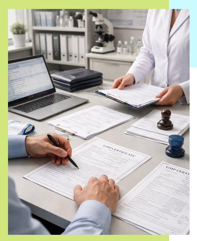 Оформление сертификата GMP в Балашихе для фармпроизводства