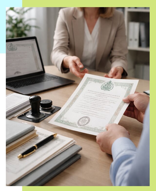 Халяль сертификат в Балашихе, получить от 15380 р. | Алешин-Блш