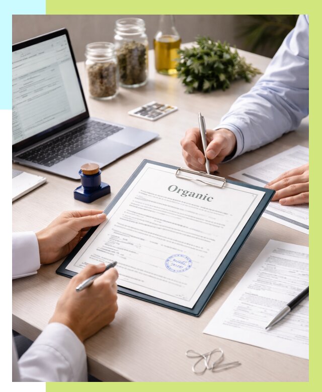 Оформление сертификат органик в Балашихе от 30759 р. | Алешин-Блш