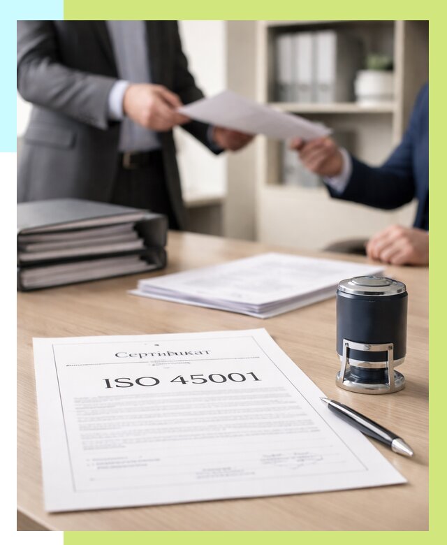 Сертификат ISO 45001 в Балашихе под ключ от 46139 р. | Алешин-Блш