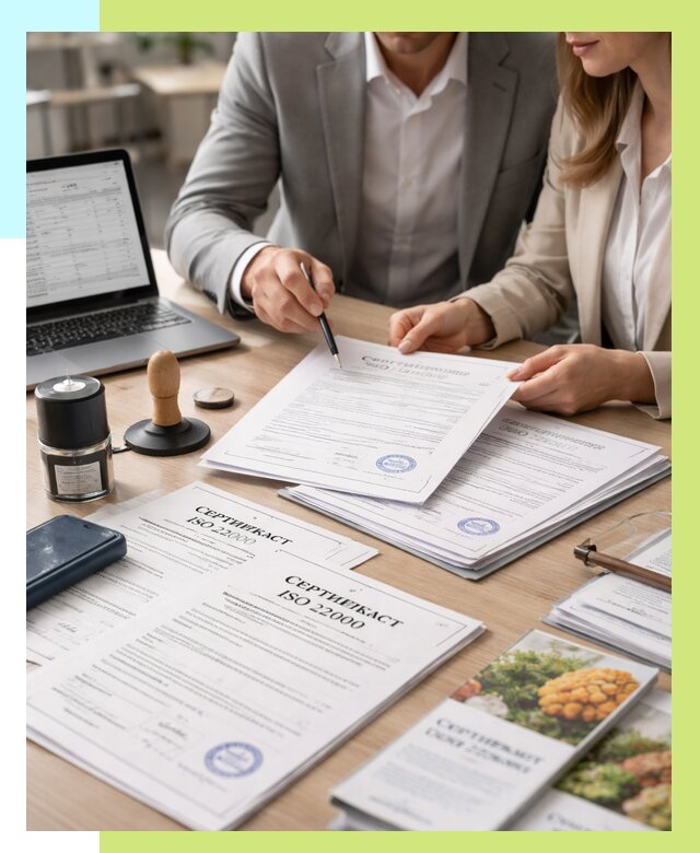 Сертификат ISO 22000 в Балашихе от 41012 р. под ключ | Алешин-Блш