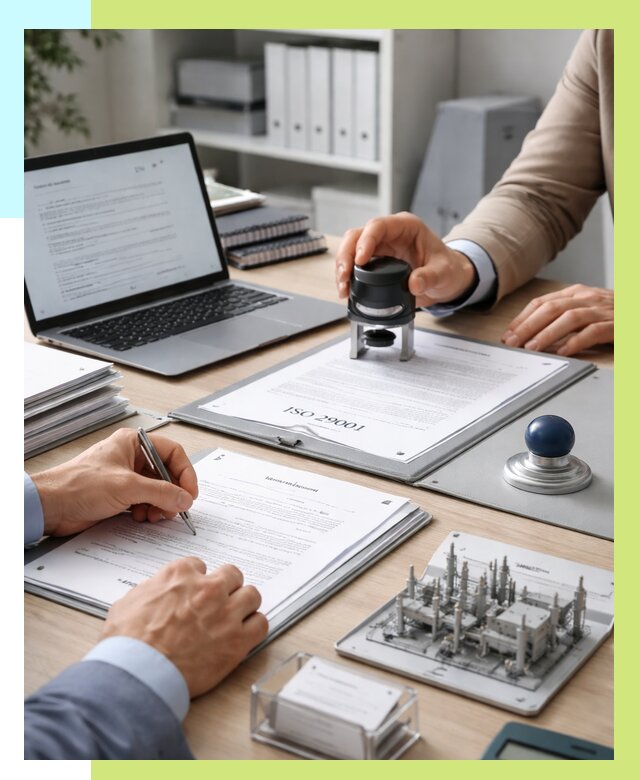 Сертификат ISO 29001 в Балашихе под ключ от 76898 р. | Алешин-Блш