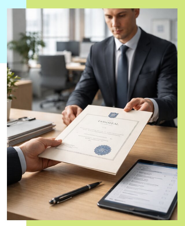 Сертификат ISO 30301 в Балашихе от 35886 р. | Алешин-Блш - под ключ