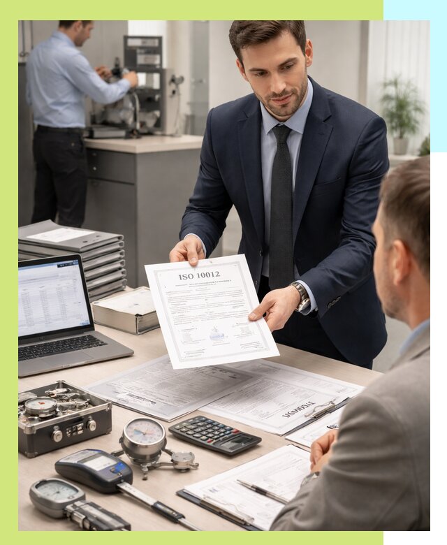 Выдача сертификата ISO 10012 по требованиям метрологии в Балашихе
