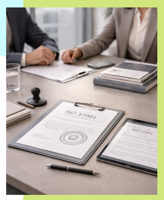 Сертификат ISO 37001 в Балашихе оформить от 123036 р. Алешин-Блш