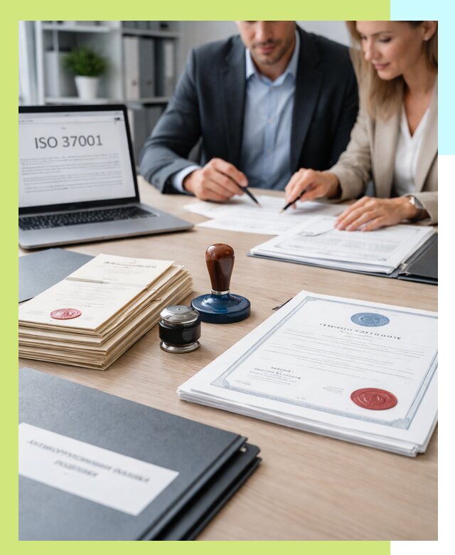 Получение сертификата ISO 37001 по системе борьбы с коррупцией в Балашихе